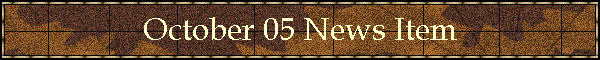 October 05 News Item